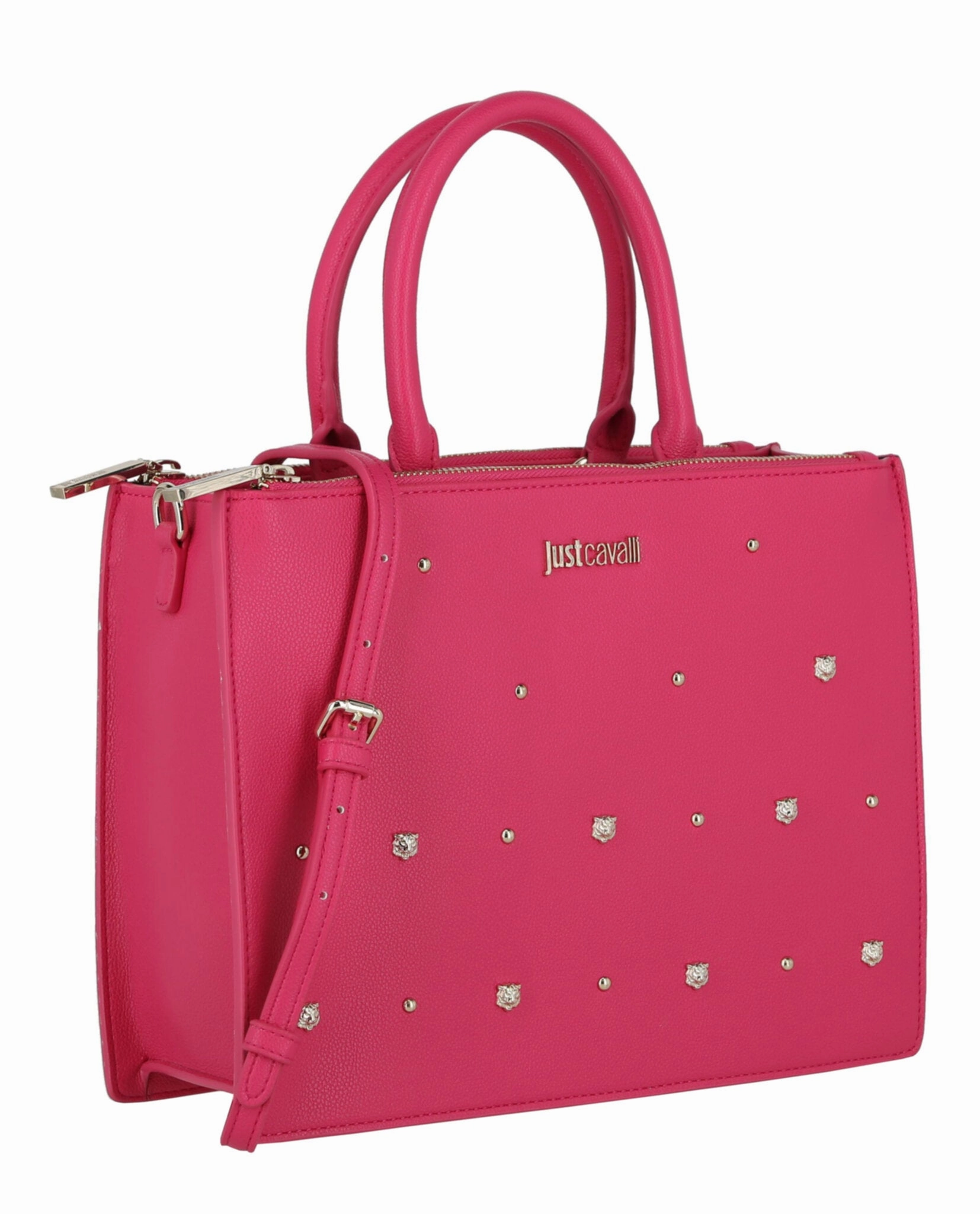 Just Cavalli Studded Shoulder Bag Womens 75RA4BR5-ZS796-455