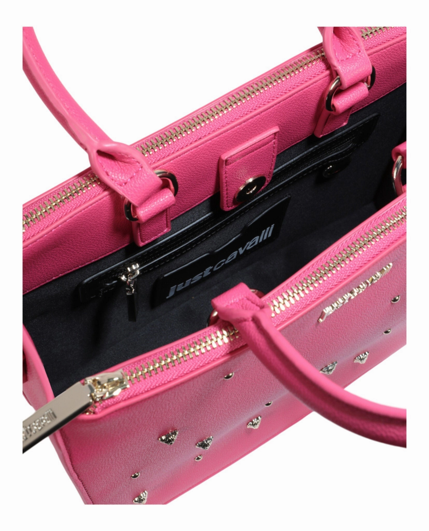 Just Cavalli Studded Shoulder Bag Womens 75RA4BR5-ZS796-455
