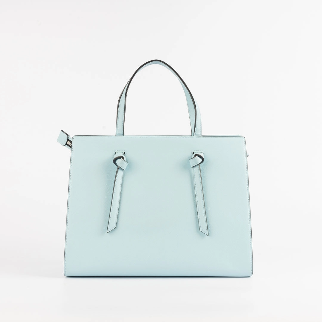 Karl Lagerfeld Blue Leather Tote