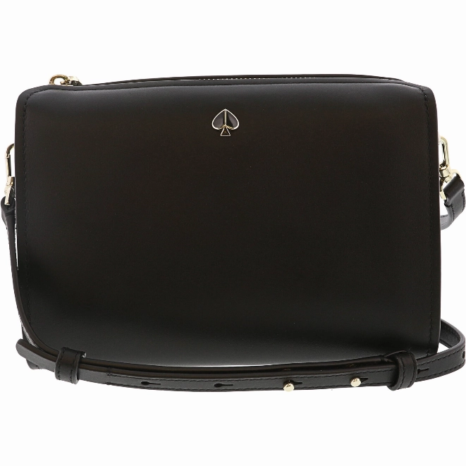 KATE SPADE  Andi Leather Shoulder/Crossbody Bag Medium BLACK