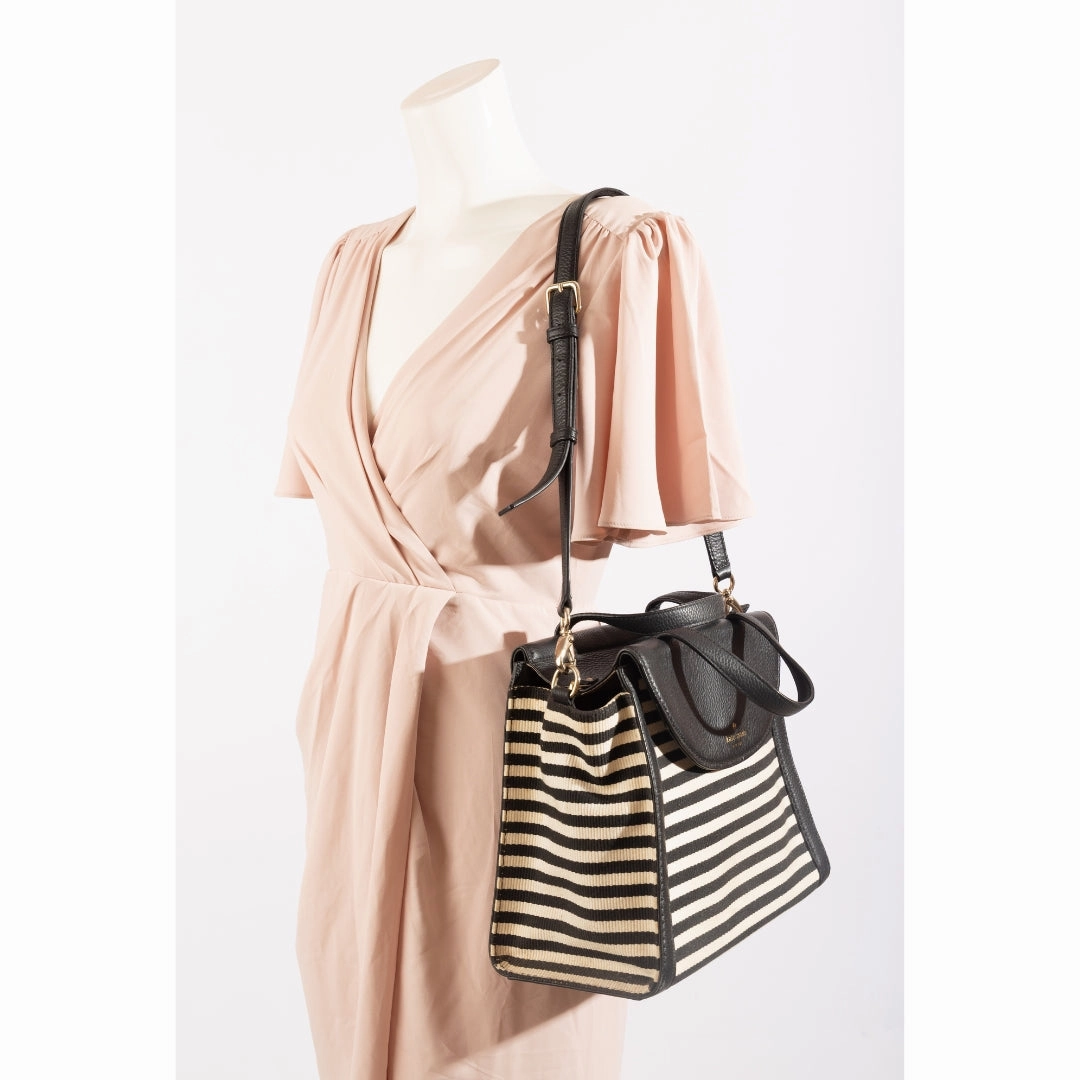 Kate Spade Cobble Hill Stripe Small Adrien Satchel