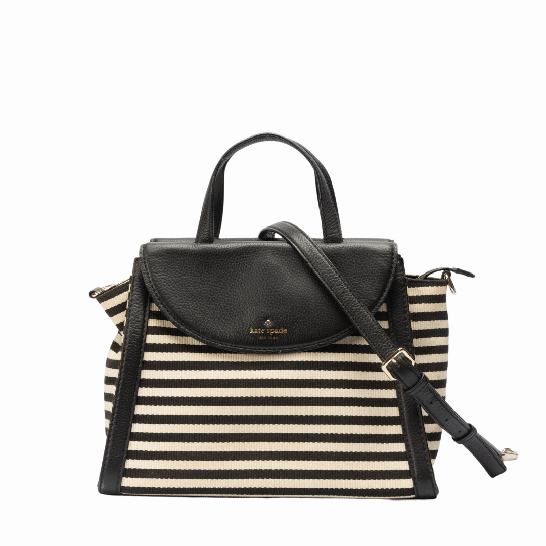 Kate Spade Cobble Hill Stripe Small Adrien Satchel
