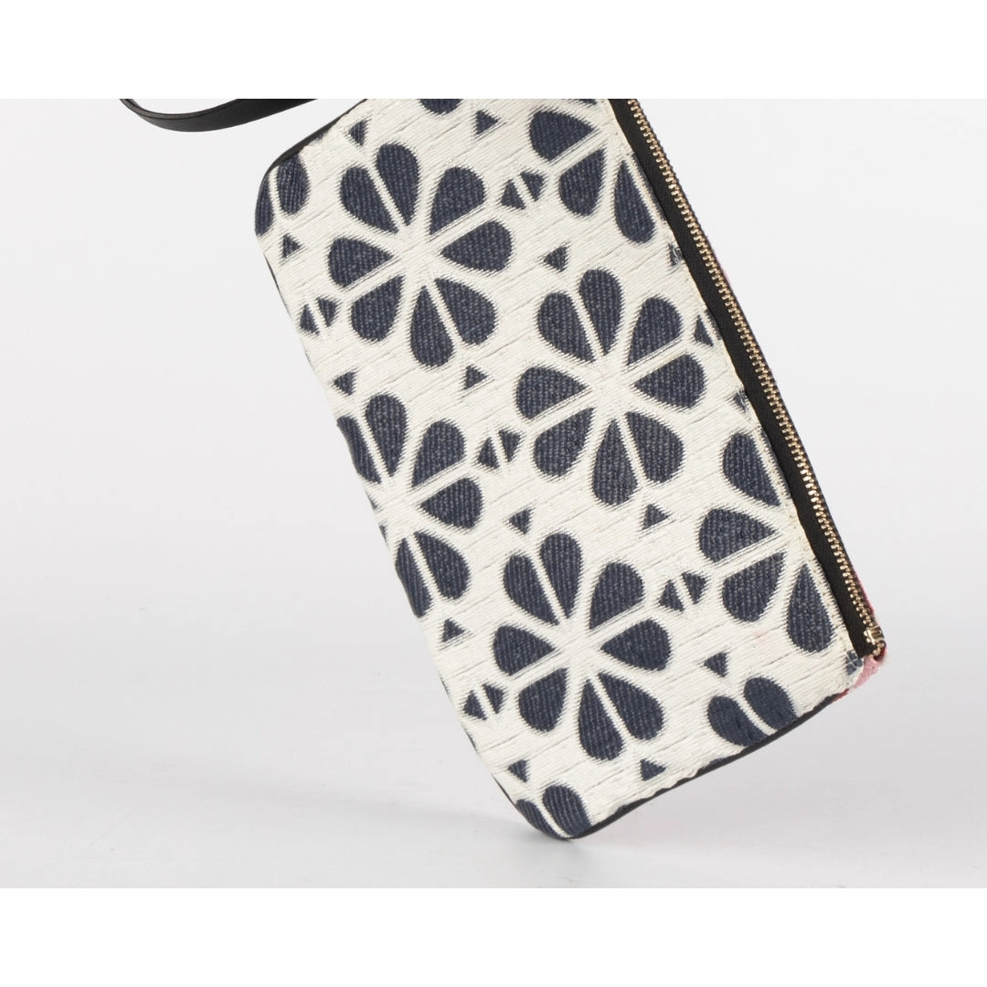 Kate Spade Jacquard Flower Raffia Tote Bag