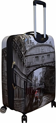 Kemyer 788 Vintage World Series Lightweight 3-Pc Expandable Hardside Spinner Luggage Set (New