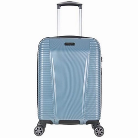 Kenneth Cole New York Sudden Impact 2.0 20" Hardside Expandable 8-Wheel Spinner Carry-on Luggage with TSA Lock, Ice Blue