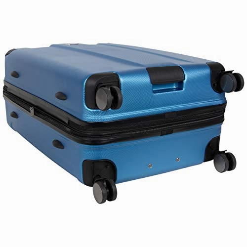 Kenneth Cole Reaction Continuum Hardside 8-Wheel Expandable Upright Spinner Luggage, Vivid Blue, 2-Piece (20" Carry-On / 28" Check Size)