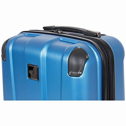 Kenneth Cole Reaction Continuum Hardside 8-Wheel Expandable Upright Spinner Luggage, Vivid Blue, 2-Piece (20" Carry-On / 28" Check Size)