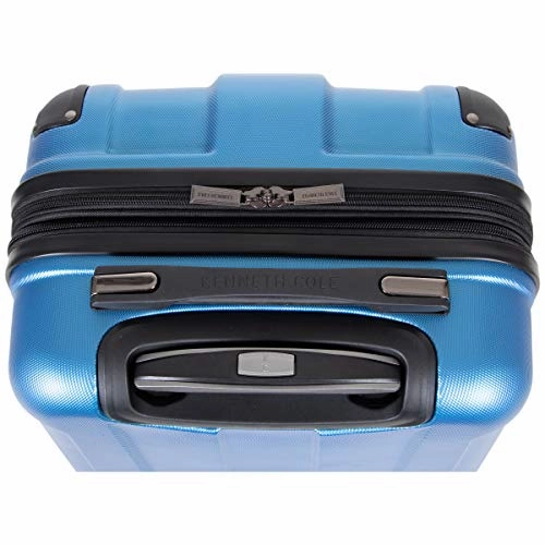 Kenneth Cole Reaction Continuum Hardside 8-Wheel Expandable Upright Spinner Luggage, Vivid Blue, 2-Piece (20" Carry-On / 28" Check Size)