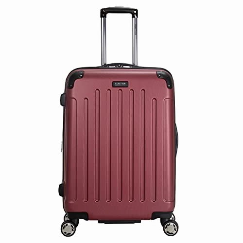 Kenneth Cole Reaction Renegade 24 Lightweight Hardside Expandable 8-Wheel Spinner Checked-Size Luggage, Sangria, inch
