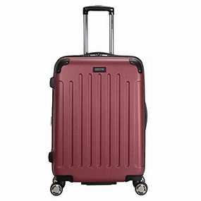 Kenneth Cole Reaction Renegade 24 Lightweight Hardside Expandable 8-Wheel Spinner Checked-Size Luggage, Sangria, inch