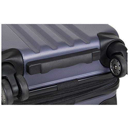 Kenneth Cole Reaction Reverb 20" Carry-On Expandable Luggage Lightweight Hardside 8-Wheel Spinner Travel Suitcase Bag, Smokey Purple, inch