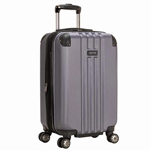 Kenneth Cole Reaction Reverb 20" Carry-On Expandable Luggage Lightweight Hardside 8-Wheel Spinner Travel Suitcase Bag, Smokey Purple, inch