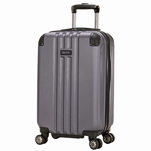Kenneth Cole Reaction Reverb 20" Carry-On Expandable Luggage Lightweight Hardside 8-Wheel Spinner Travel Suitcase Bag, Smokey Purple, inch