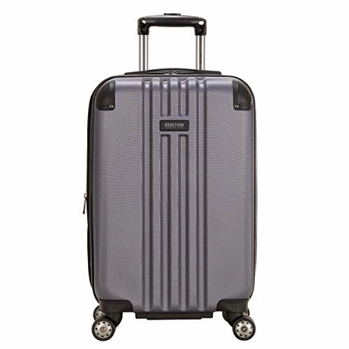 Kenneth Cole Reaction Reverb 20" Carry-On Expandable Luggage Lightweight Hardside 8-Wheel Spinner Travel Suitcase Bag, Smokey Purple, inch