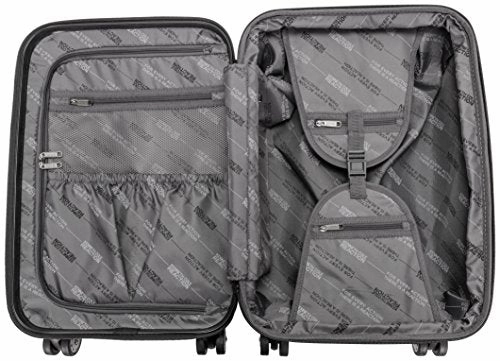 Kenneth Cole Reaction Reverb 3-Piece Luggage Set, Light Silver