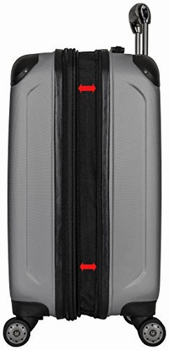 Kenneth Cole Reaction Reverb 3-Piece Luggage Set, Light Silver