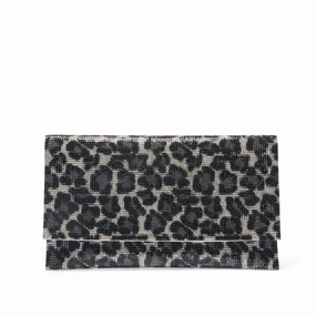 Kimora Handbag in Black Leopard Crystal
