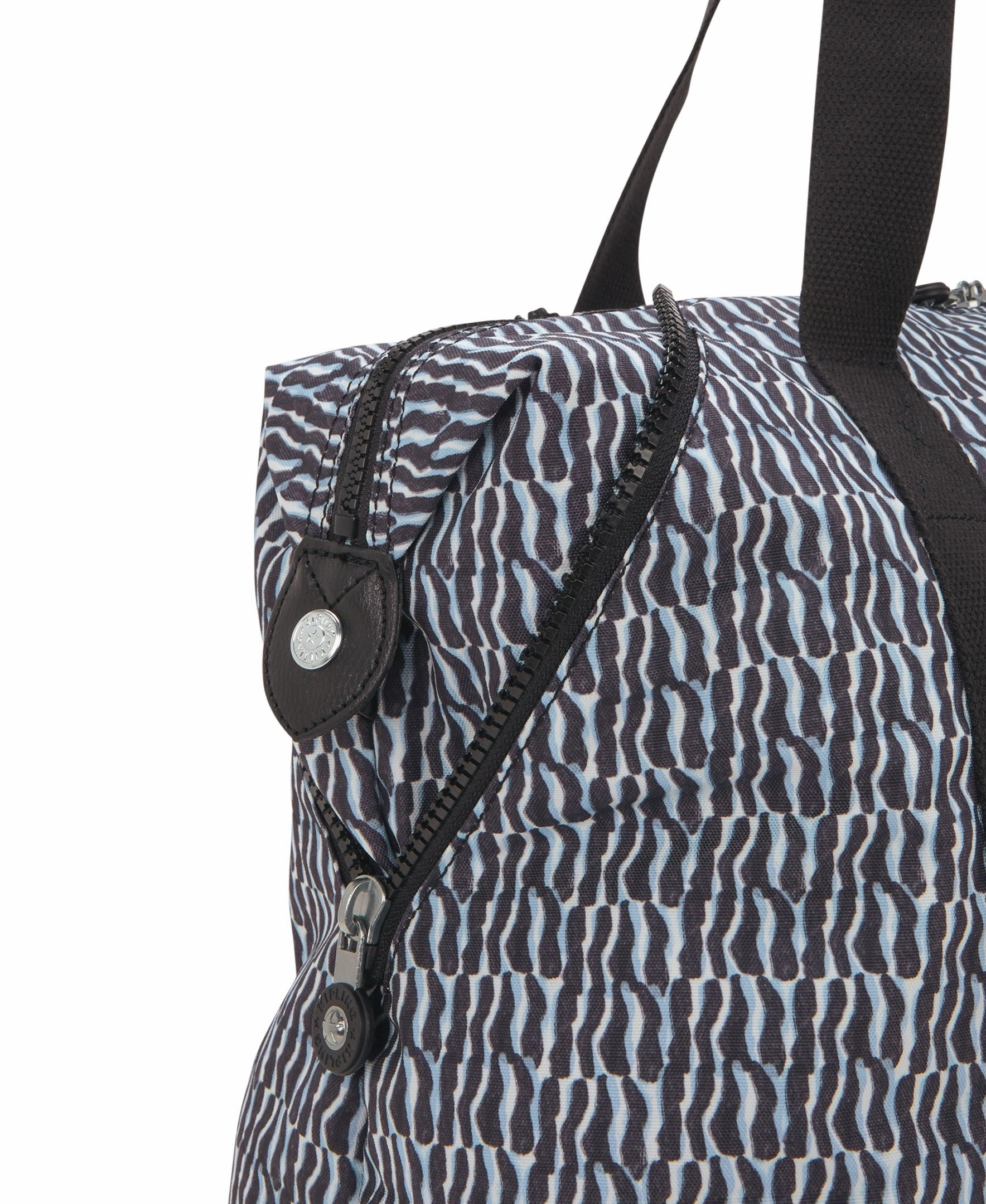 Kipling Art Medium Printed Tote Bag - Holiday Waves