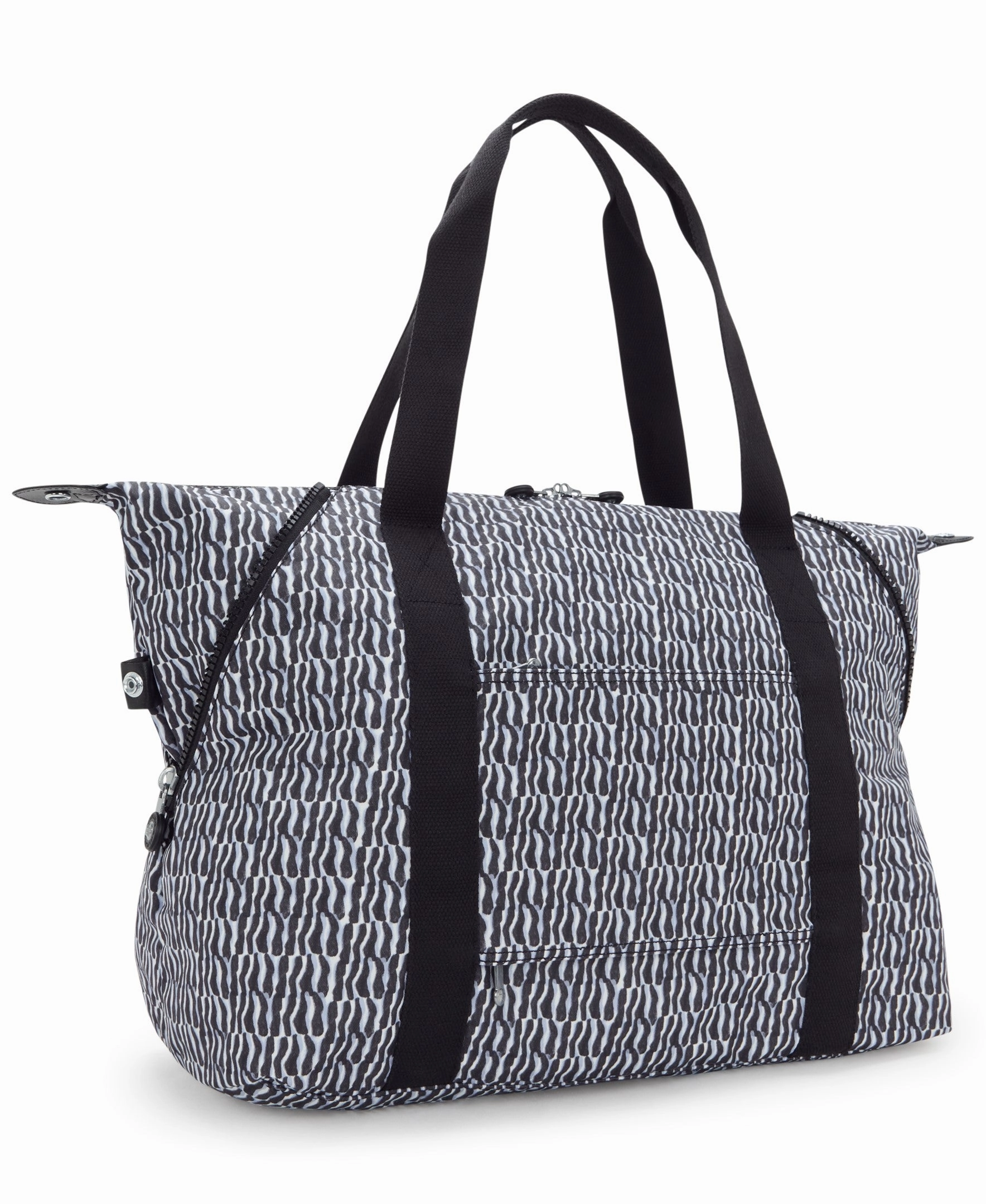 Kipling Art Medium Printed Tote Bag - Holiday Waves