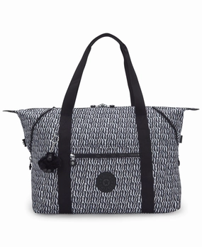 Kipling Art Medium Printed Tote Bag - Holiday Waves