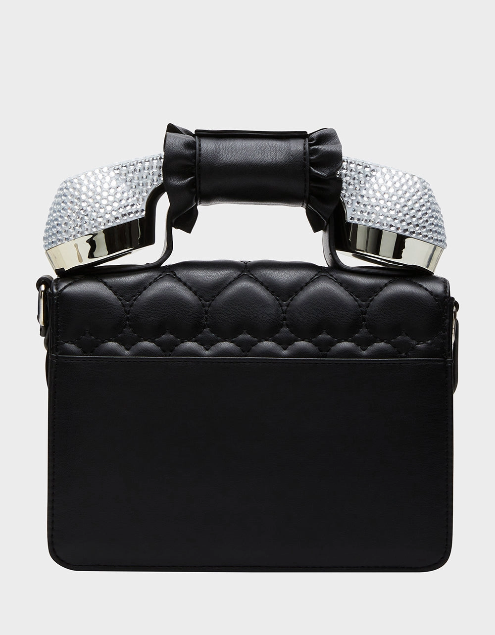 KITSCH RUFFLE PHONE BAG BLACK