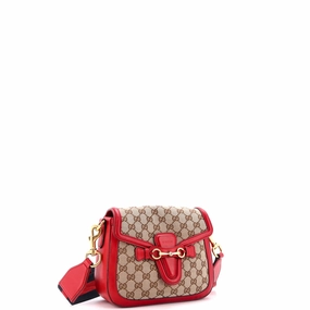 Lady Web Shoulder Bag GG Canvas Medium