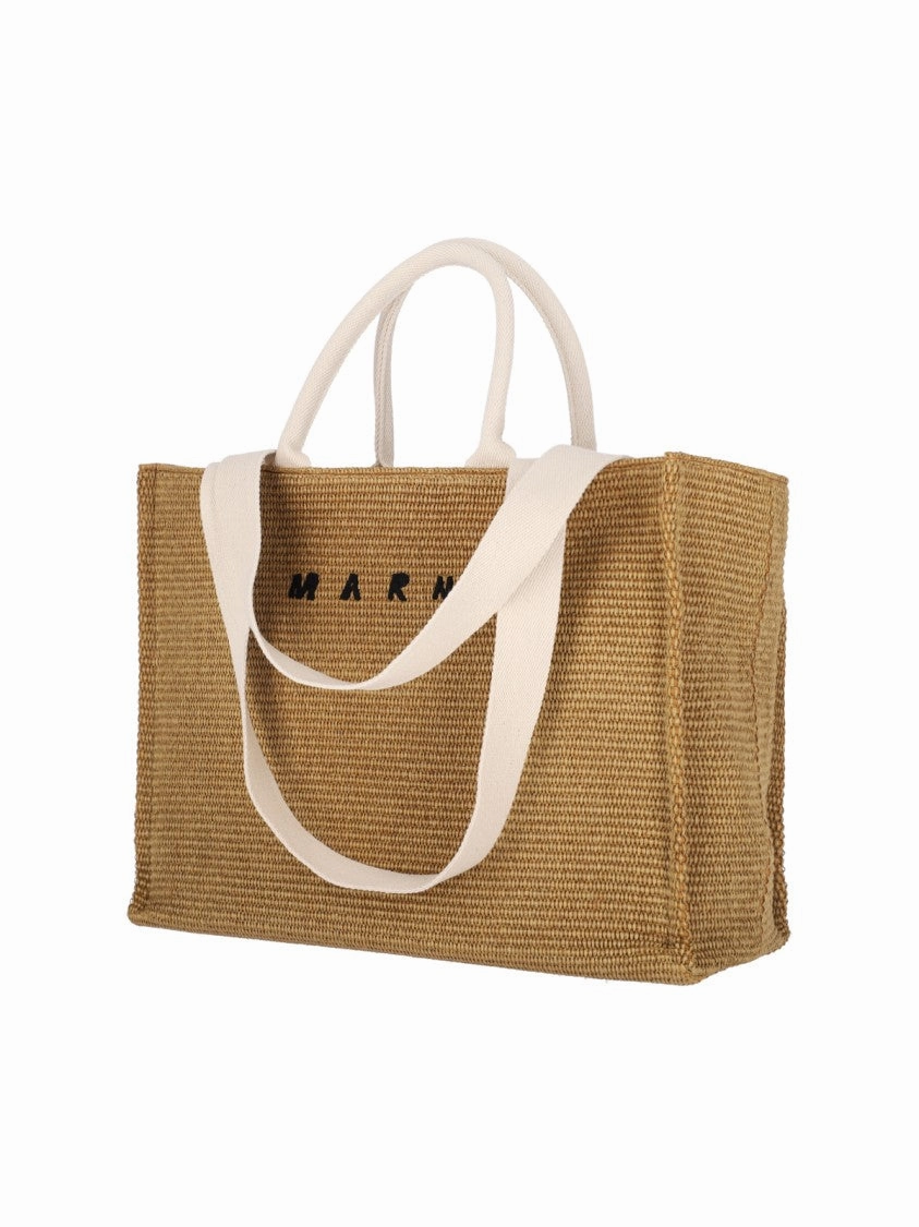 Large Tote Bag "East/West"  Brown