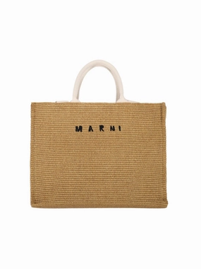 Large Tote Bag "East/West"  Brown
