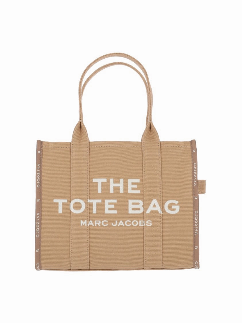 Large Tote Bag "The Jacquard Tote"  Brown