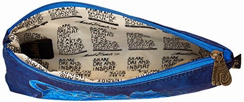 Laurel Burch Cosmetic Bag, Indigo Cats, Set Of 3