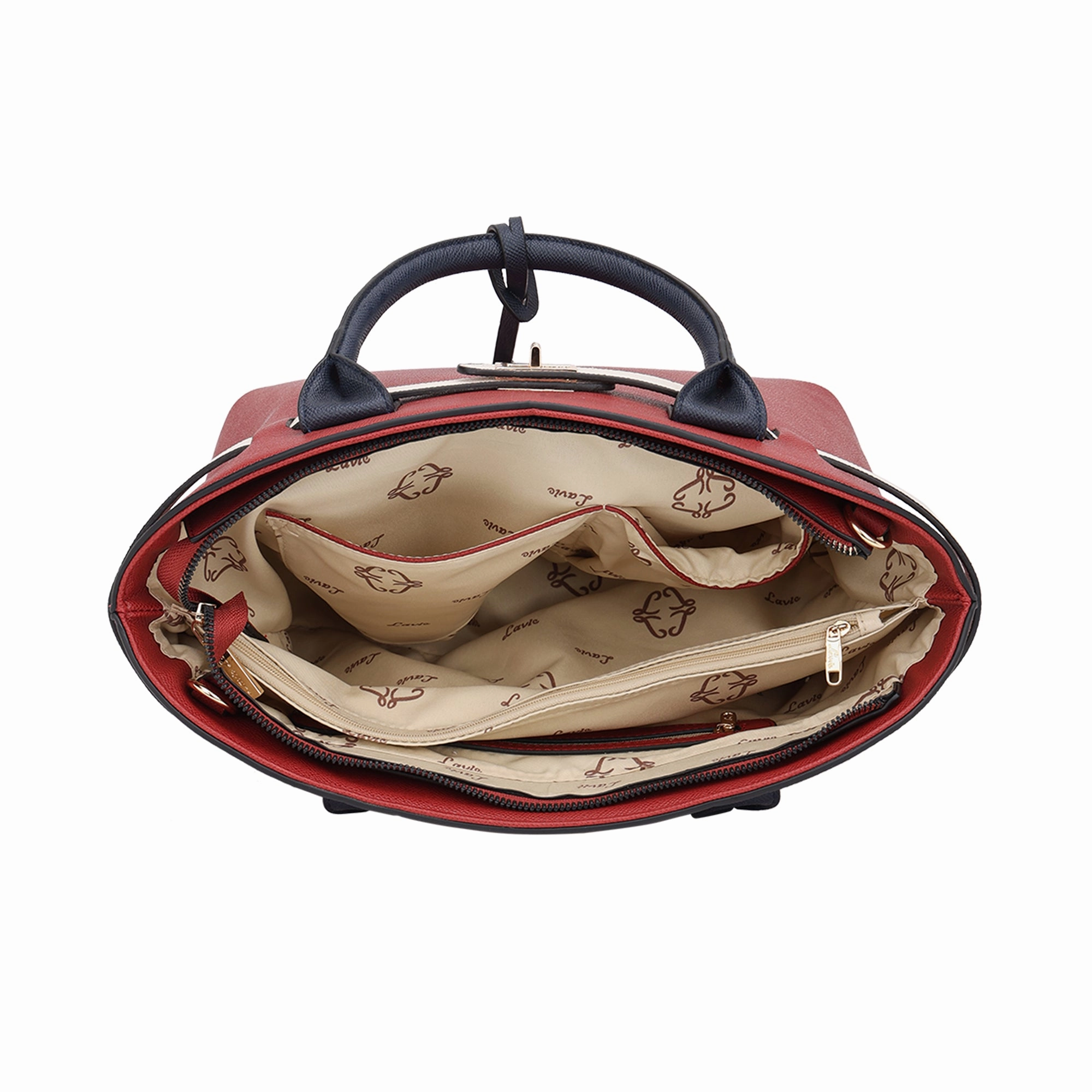Lavie Luxe Red Medium Women's Fallon Satchel Bag