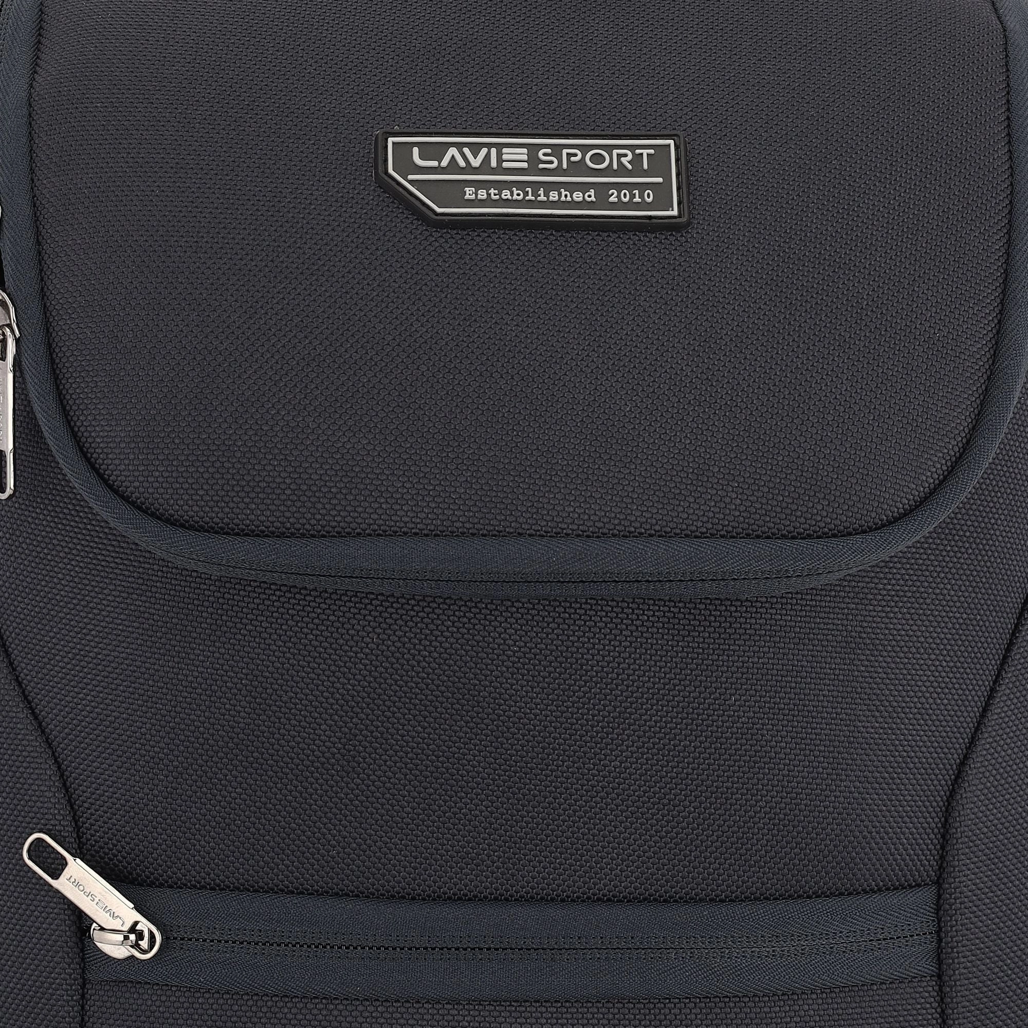 Lavie Sport Emperor 24L Anti-theft Laptop Backpack For Boys & Girls- Black & Choco Colour