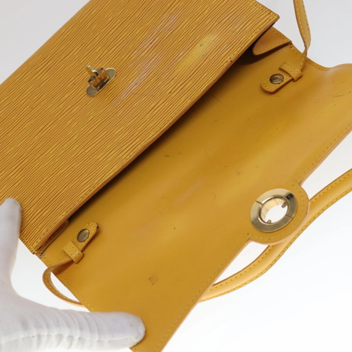 Leather Arche Shoulder Bag