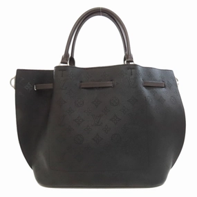 Leather Girolata Handbag with Pouch and Shoulder Strap