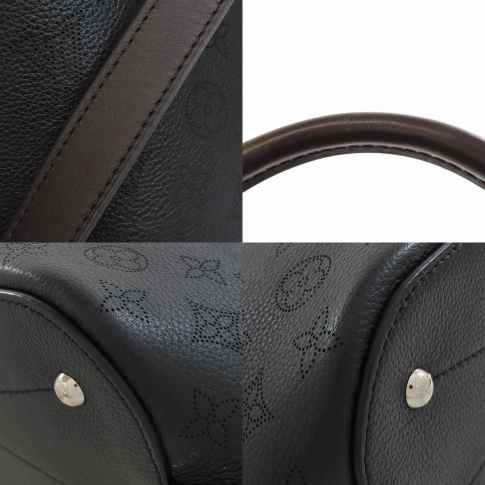 Leather Girolata Handbag with Pouch and Shoulder Strap