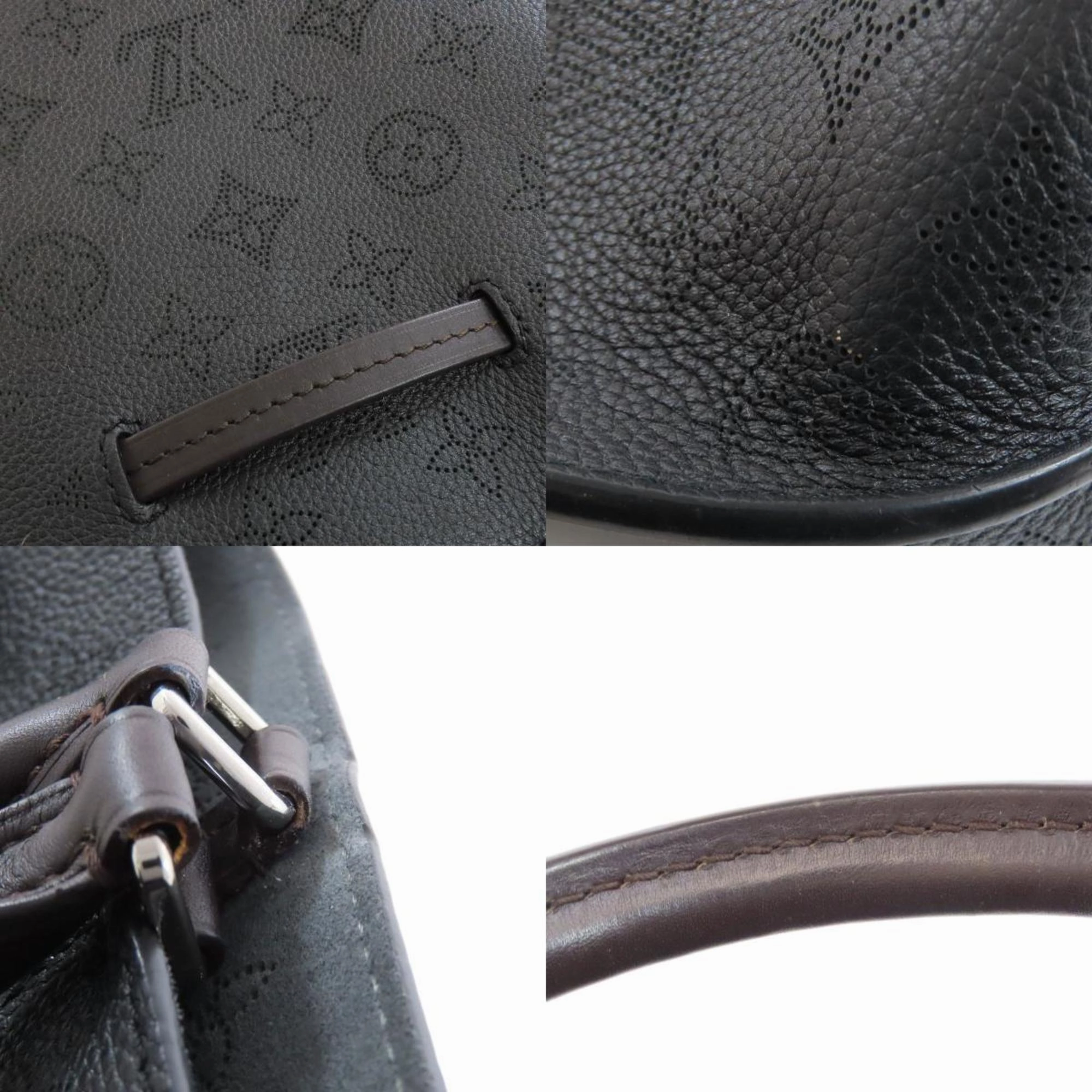 Leather Girolata Handbag with Pouch and Shoulder Strap