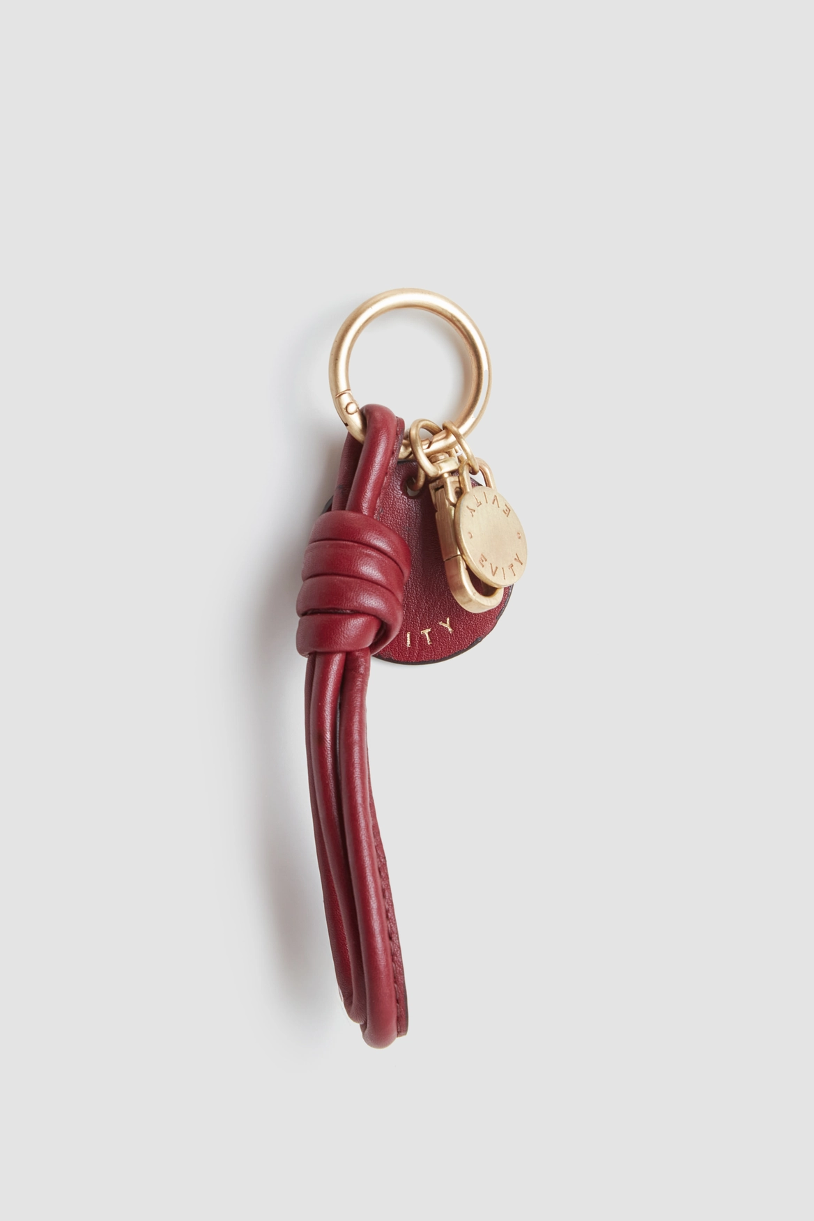 Leather Knot Charm