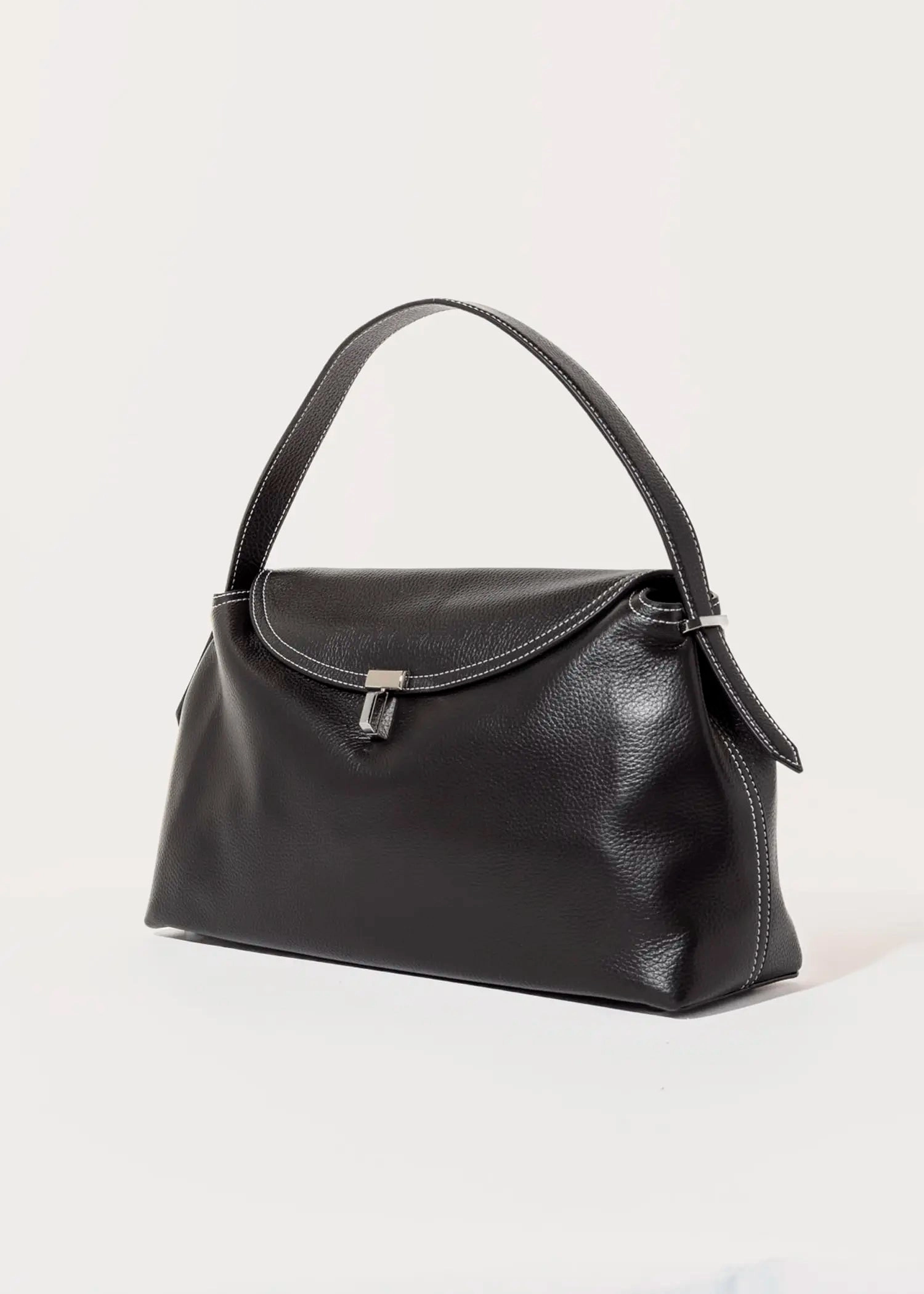 Leather Top Handle Bag