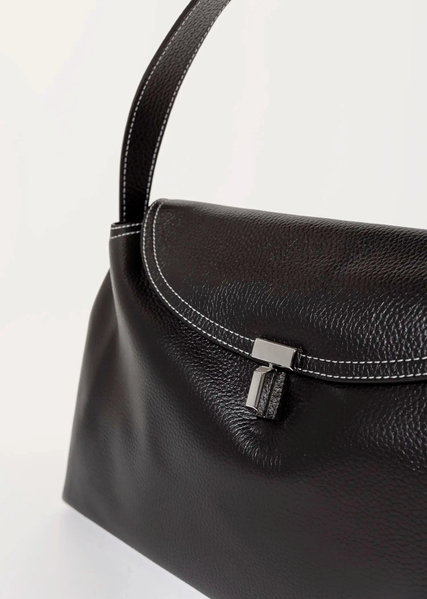 Leather Top Handle Bag