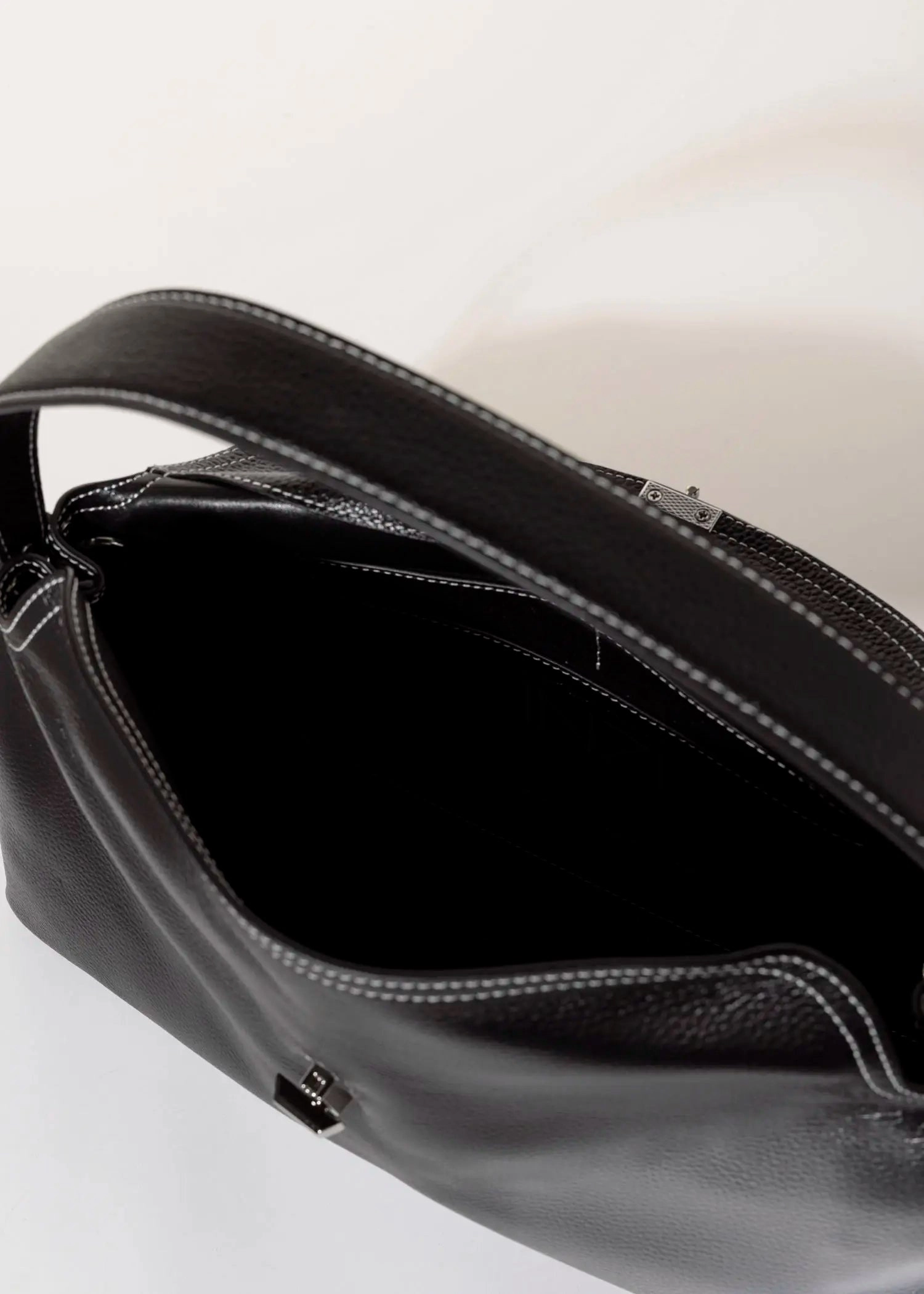 Leather Top Handle Bag