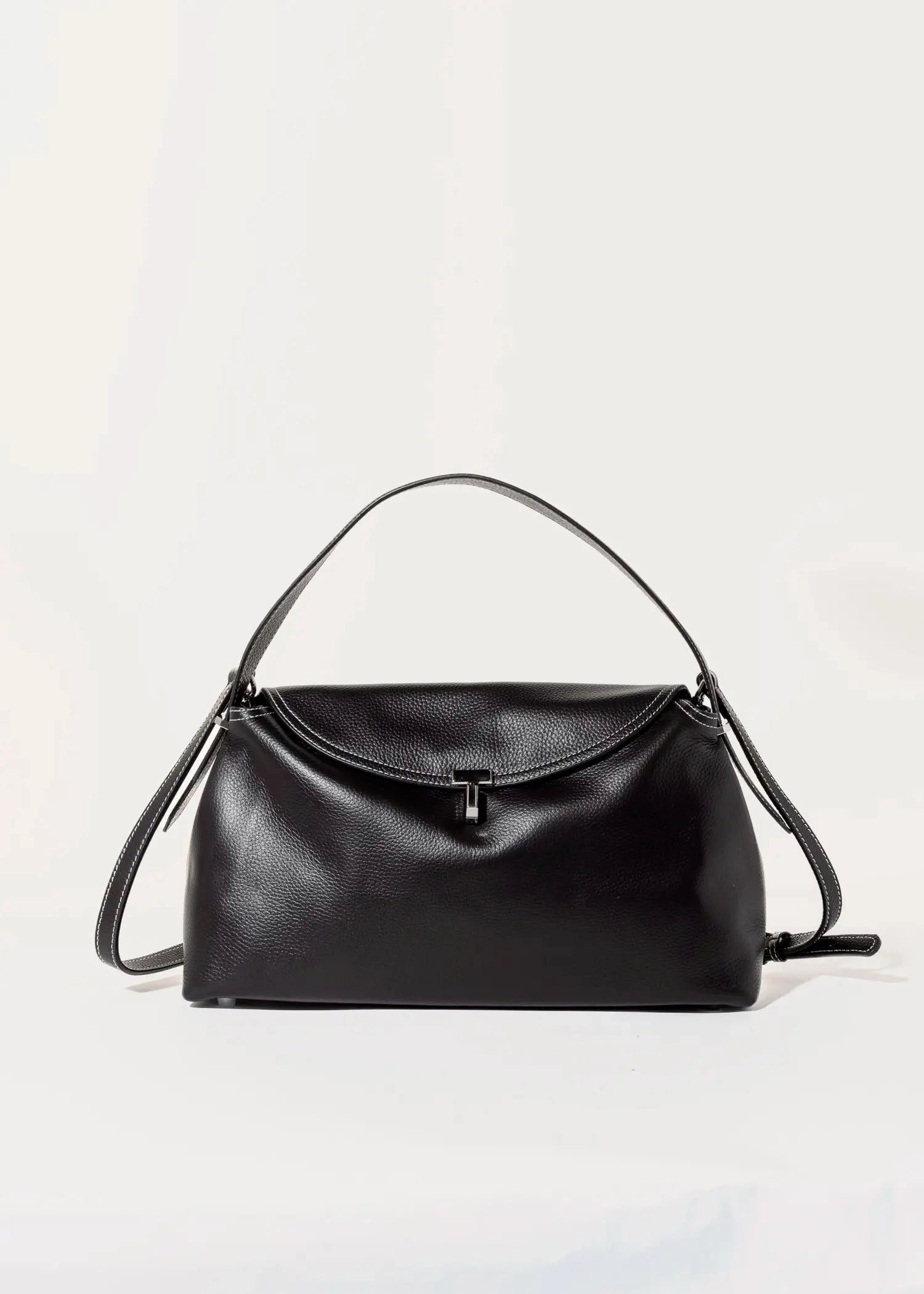 Leather Top Handle Bag
