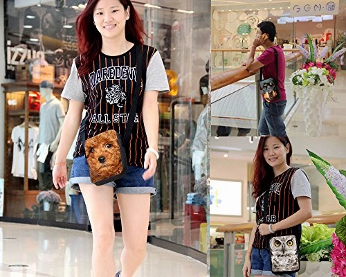 Ledback Fashion Messenger Bag For Women Cute Cat Handbag Girls Purse Shoulder Bag
