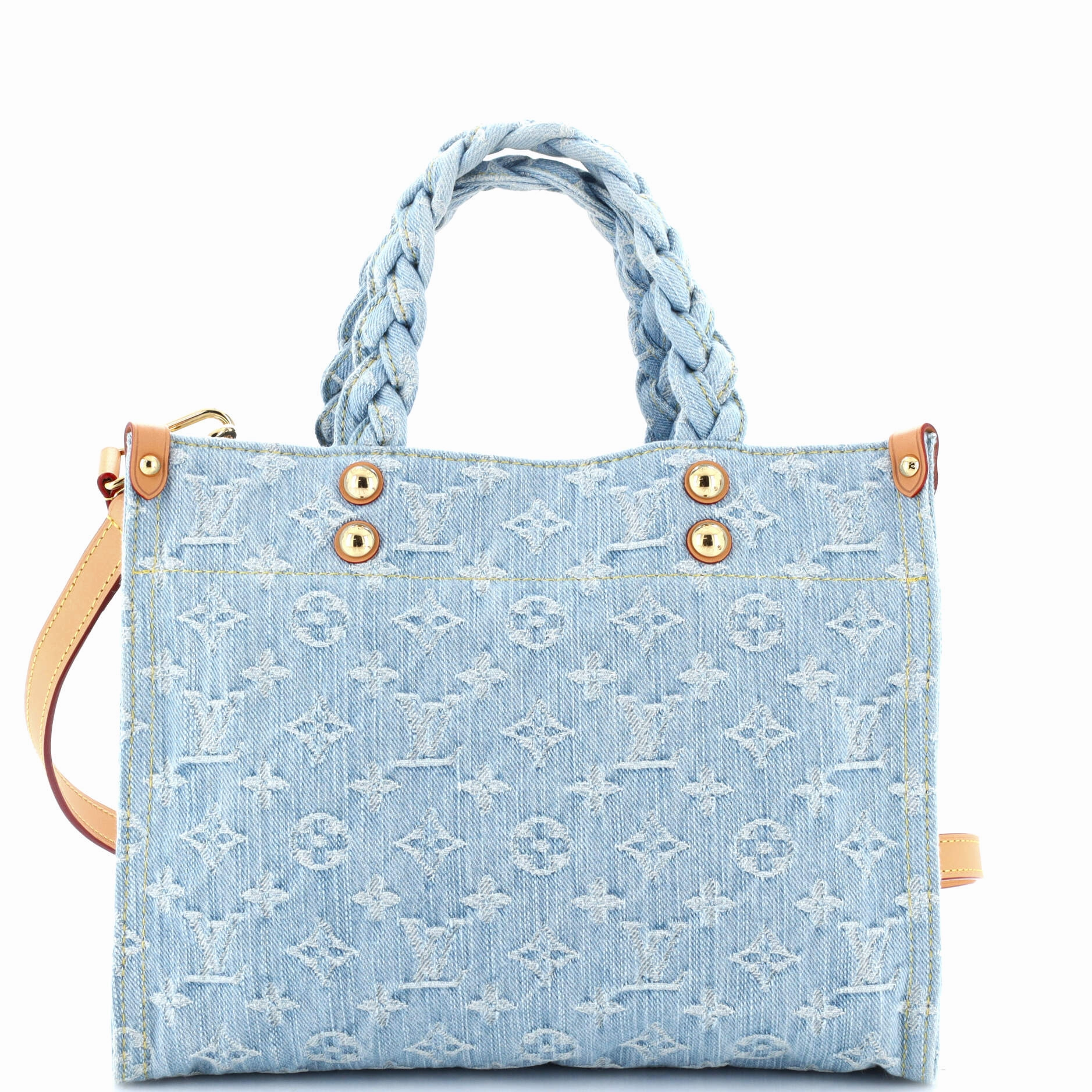 Let Go Tote Monogram Denim PM