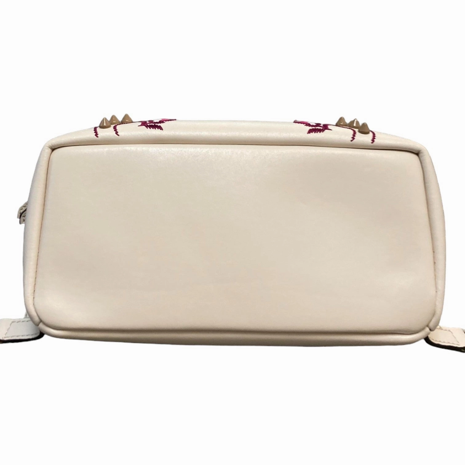 Liberty Flowers and Bows Backpack Mini Vitello Off White