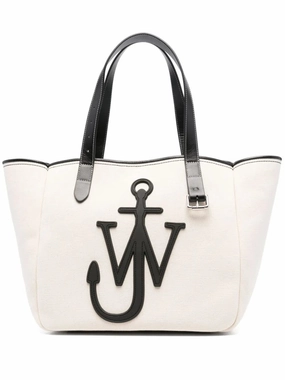 Light Beige Belt Tote Bag