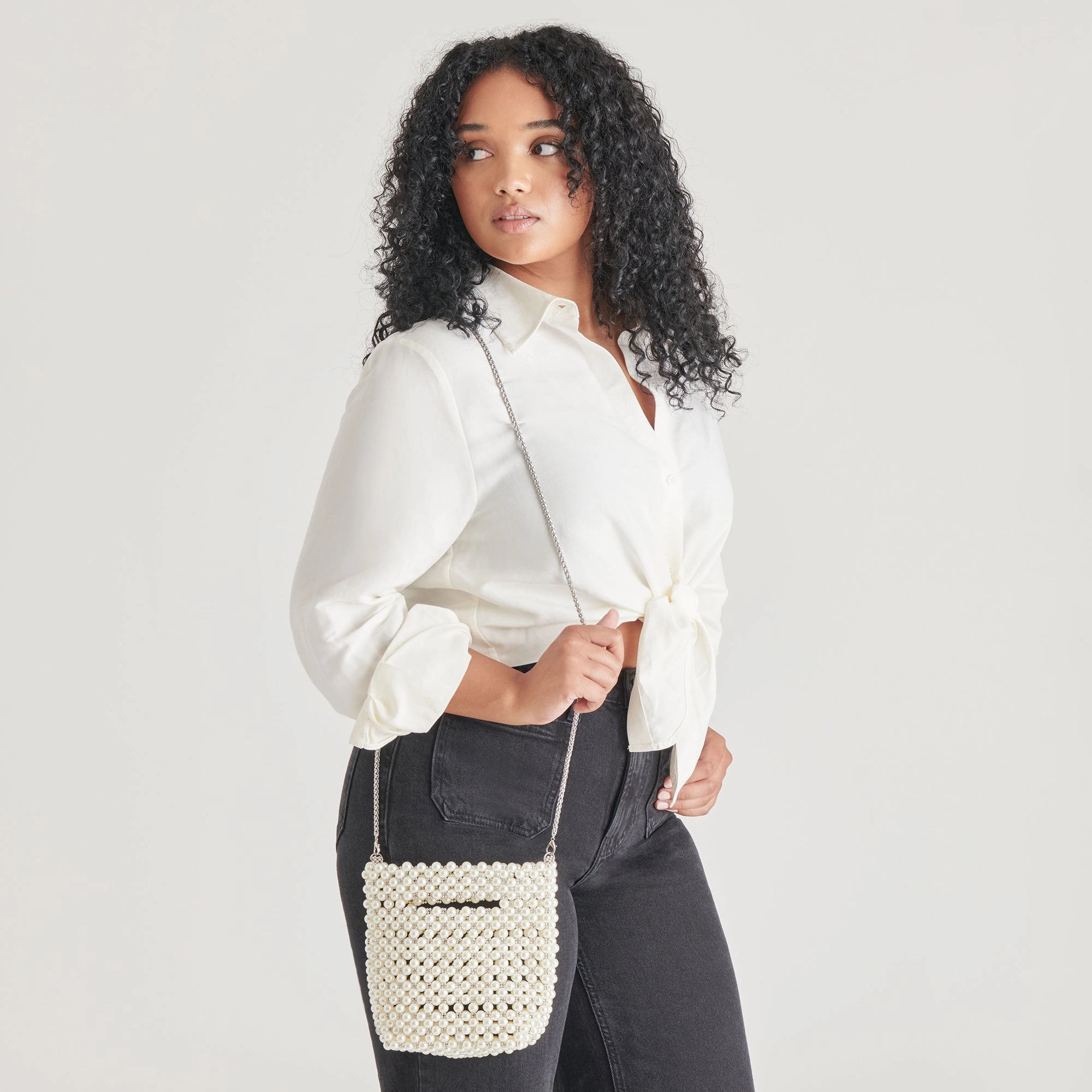 LISBET HANDBAG PEARL
