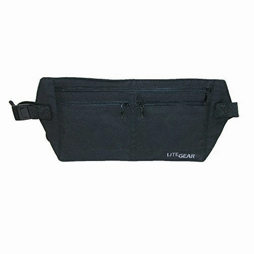 Litegear Rfid-Microfiber Moneybelt (Black)