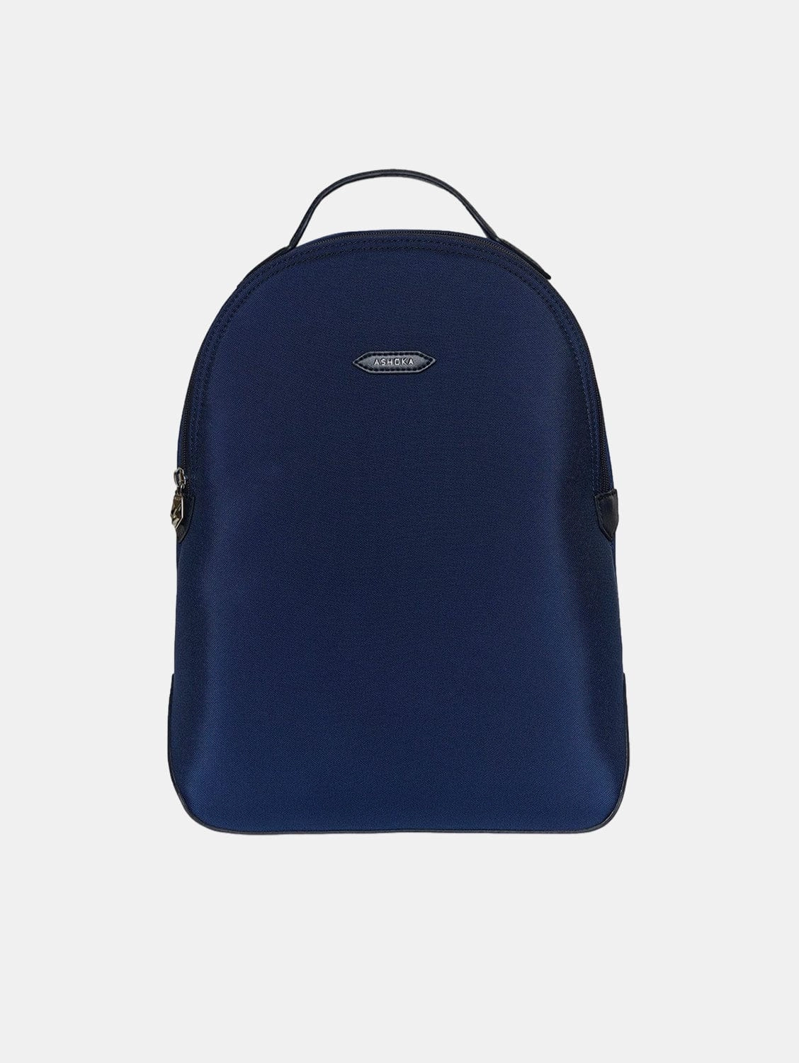 Lively Apple Skin & Recycled Nylon Backpack | Navy Blue