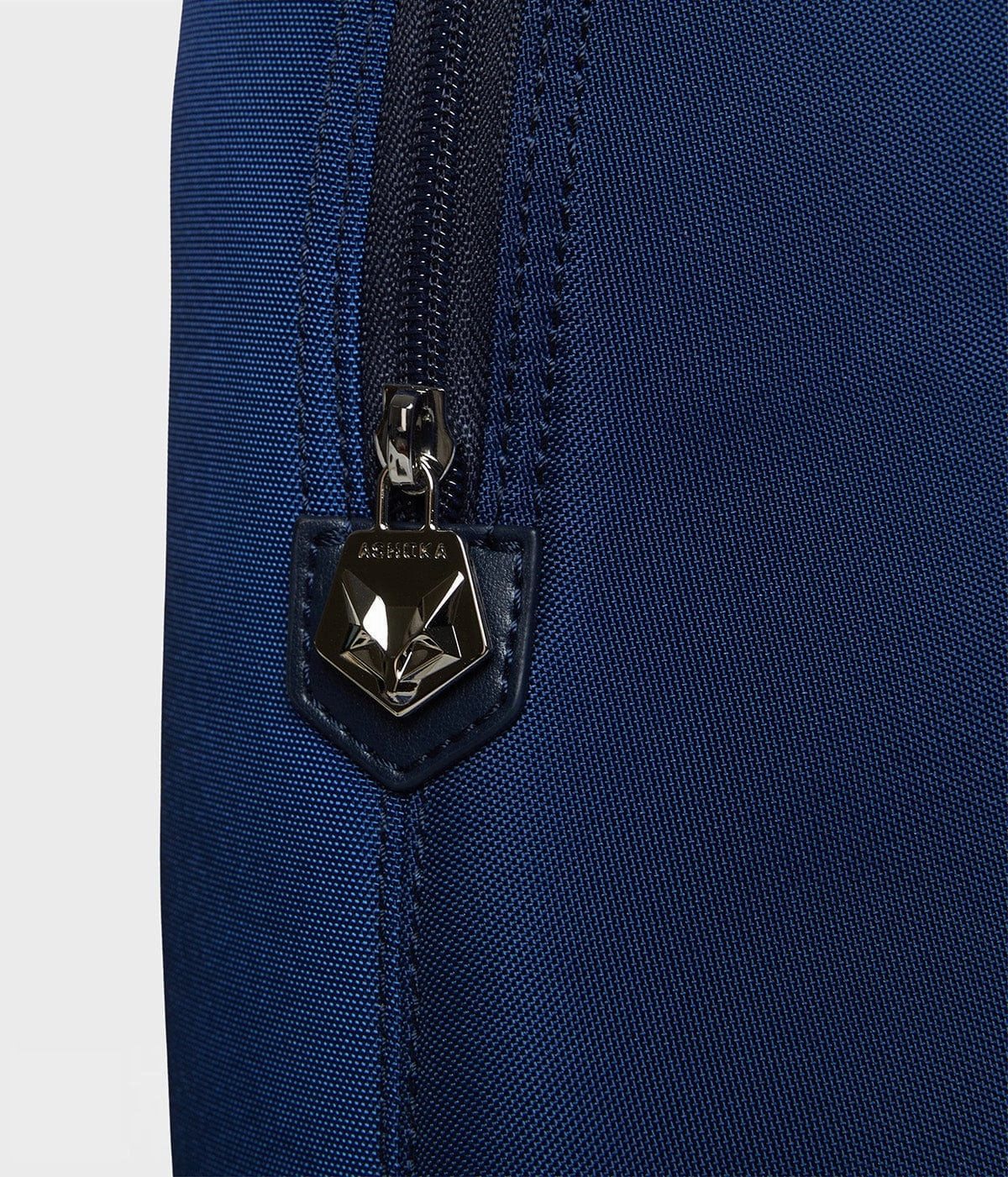 Lively Apple Skin & Recycled Nylon Backpack | Navy Blue
