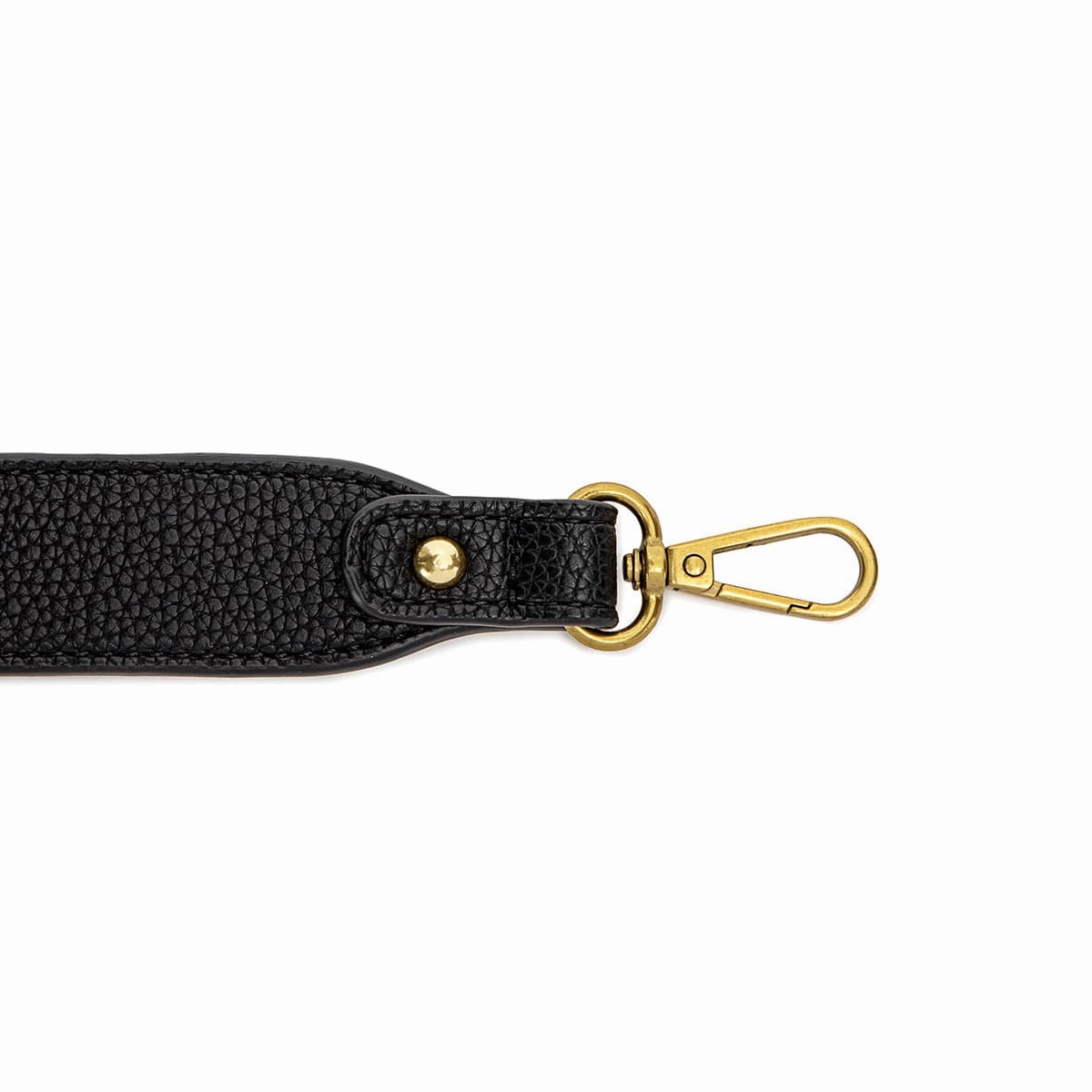 Lock Vegan Leather Backpack | Black Pebbled